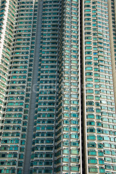 Hign density residential building in Hong Kong Stock photo © Elnur