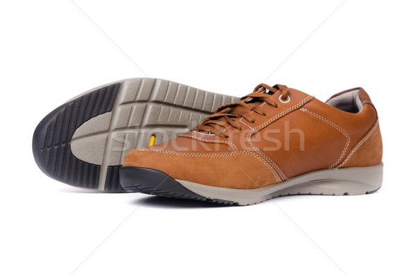 Male shoes isolated on white background Stock photo © Elnur