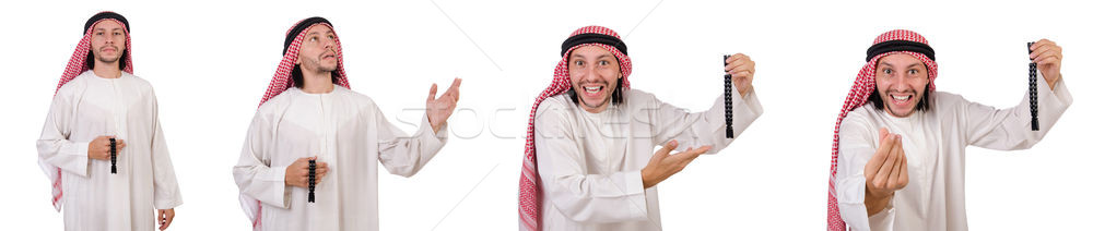 The arab man isolated on white background Stock photo © Elnur