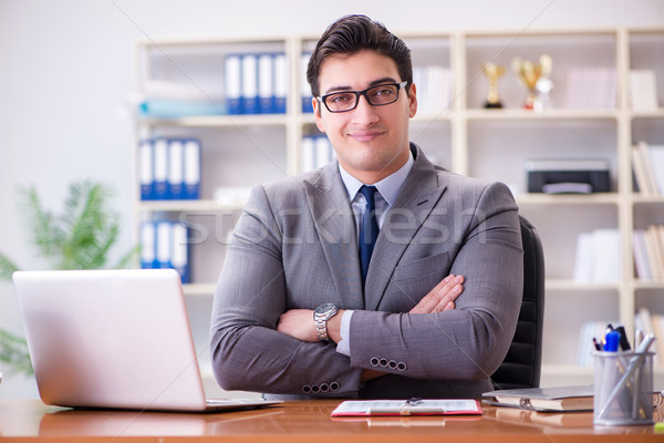 Stock photo: Businessman working in the office