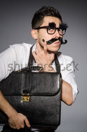 Businessman isolated on the white Stock photo © Elnur