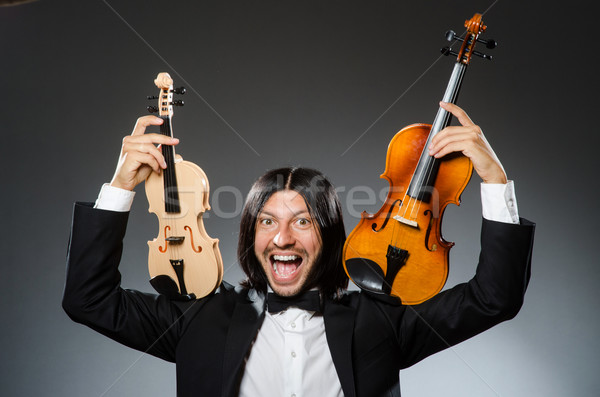 Man violin player in musican concept Stock photo © Elnur
