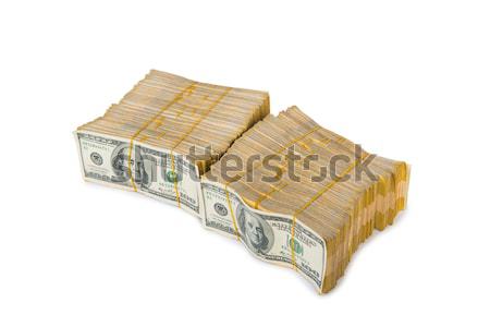 Boglya dollár üzlet izolált fehér pénz Stock fotó © Elnur