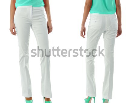 Stock photo: Trousers on the model isolated
