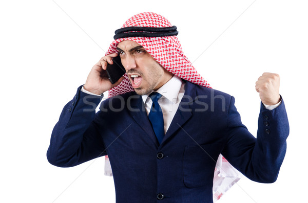 Arab businessman isolated on white Stock photo © Elnur