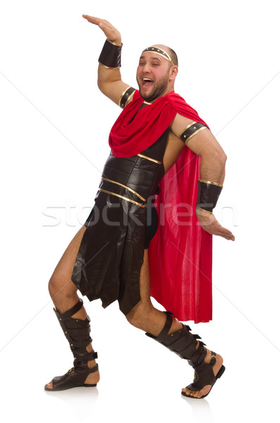 Gladiator isolated on white Stock photo © Elnur