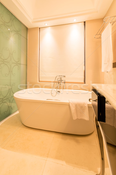 Moderne badkamer interieur bad water gezondheid Stockfoto © Elnur