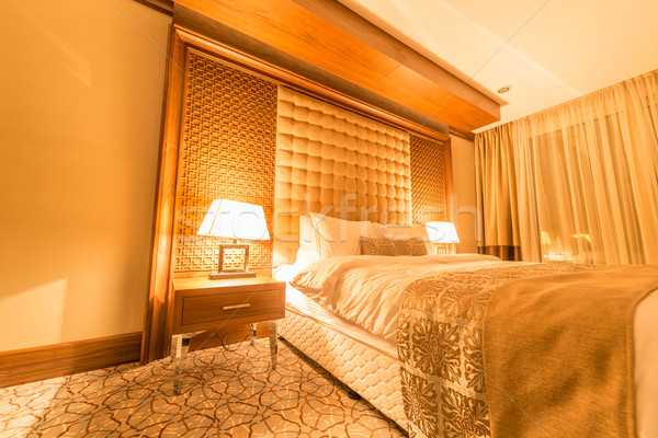 Hotel room with modern interior Stock photo © Elnur