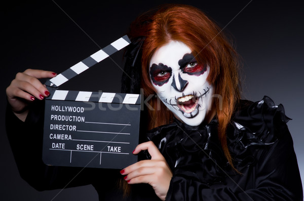Mostro film bordo donna film notte Foto d'archivio © Elnur
