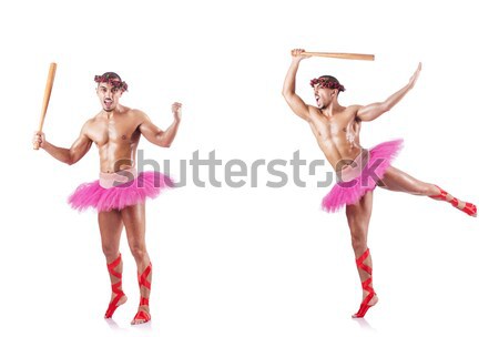 Izmos balett előadó vicces férfi divat Stock fotó © Elnur