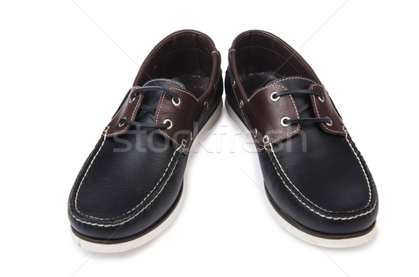 мужчины обувь изолированный белый фон черный Сток-фото © Elnur