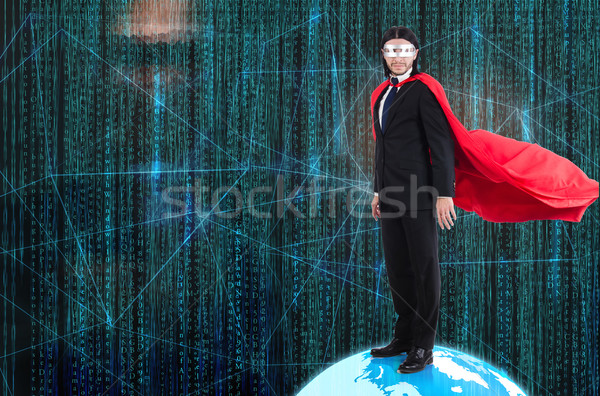 Man with superpowers ruling the world Stock photo © Elnur