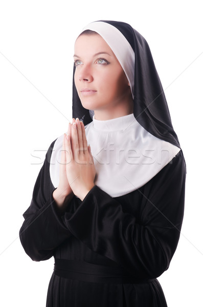 Young nun in religious concept Stock photo © Elnur