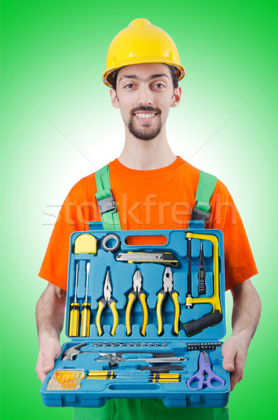 Industriële man werk werknemer baan Stockfoto © Elnur