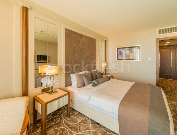 Hotel room with modern interior Stock photo © Elnur