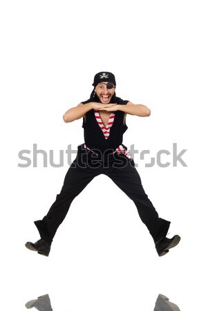 Man pirate isolated on the white background Stock photo © Elnur