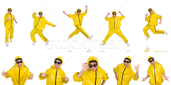 Young performer isolated on the white Stock photo © Elnur