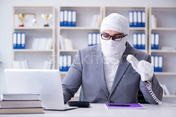 Foto d'archivio: Imprenditore · lavoratore · lavoro · ufficio · faccia · lavoro