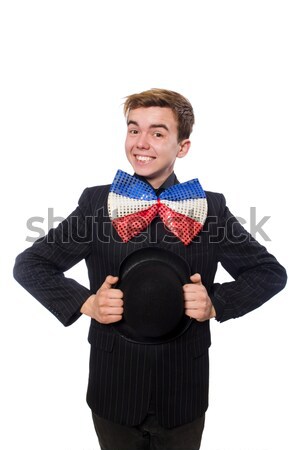 Businessman with dynamite isolated on white Stock photo © Elnur