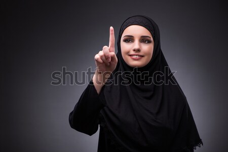 Nun with handgun isolated on white Stock photo © Elnur