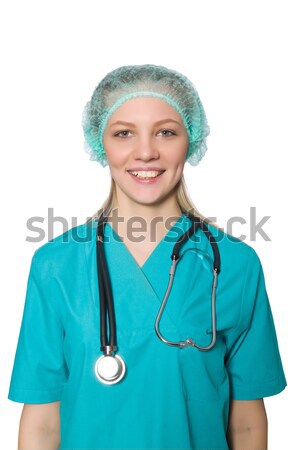 Doctor isolated on the white background Stock photo © Elnur
