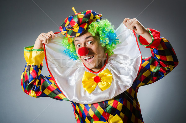 Funny Clown komisch glücklich Spaß hat Stock foto © Elnur