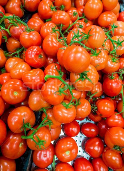 Tomatoes on the supermarket display Stock photo © Elnur