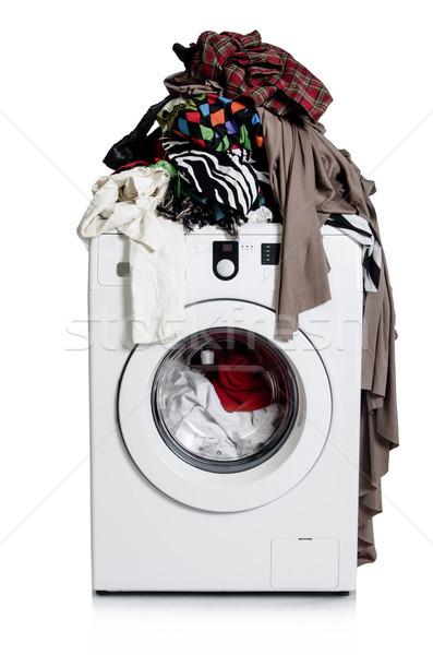 Washing machine isolated on white background Stock photo © Elnur