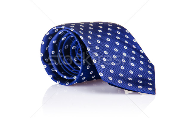Eleganten Seide männlich Krawatte Krawatte weiß Stock foto © Elnur