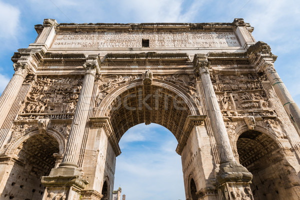 Eski Roma parlak yaz gün Bina Stok fotoğraf © Elnur