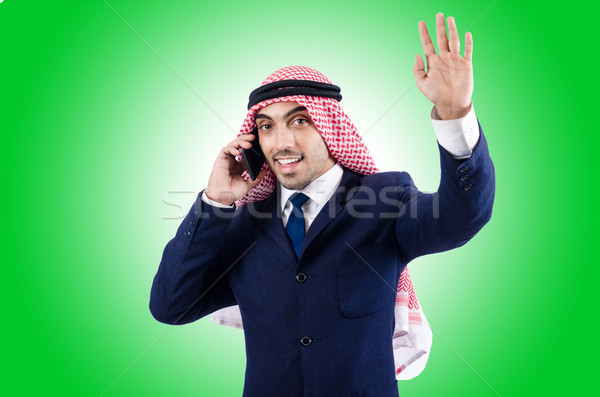 Arab businessman isolated on white Stock photo © Elnur