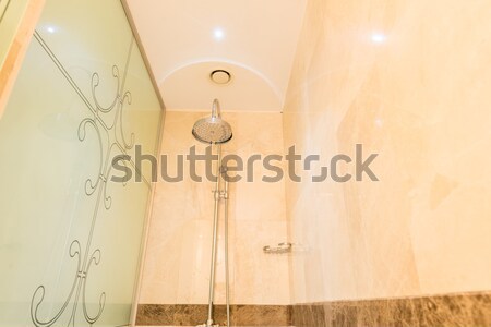 Moderna bano interior bañera vidrio salud Foto stock © Elnur