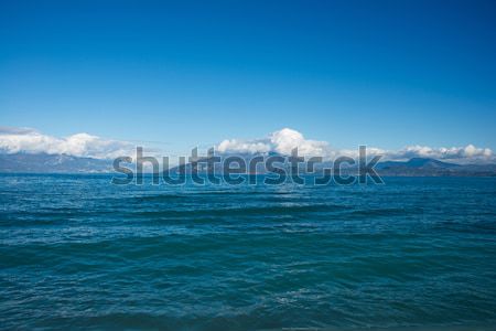 Foto stock: Lago · de · garda · Itália · água · azul · viajar · lago
