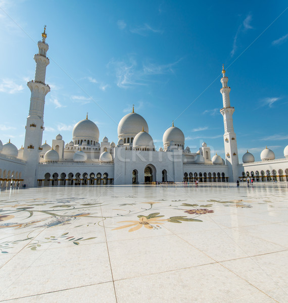 Sheikh Zayed Mosque in Abu Dhabi Stock photo © Elnur