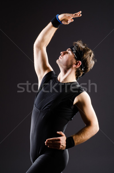 Fiatalember képzés balett férfi boldog test Stock fotó © Elnur