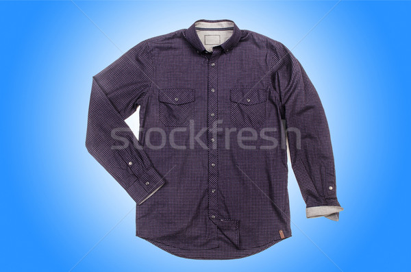 Nice male shirt isolated on the white Stock photo © Elnur