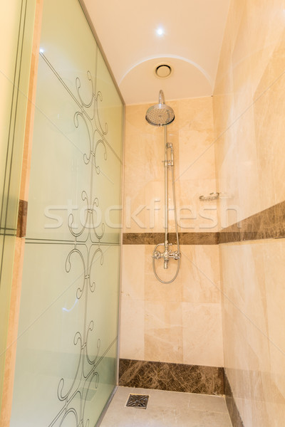 Modern bathroom interior with bathtub Stock photo © Elnur