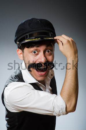 [[stock_photo]]: Criminelle · rayé · uniforme · droit · police