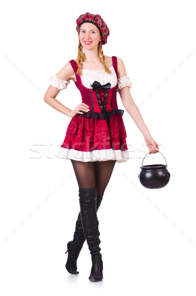 German girl in traditional festival clothing Stock photo © Elnur