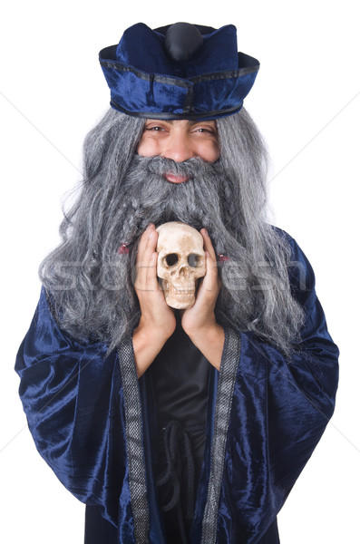 Wizard isolated on the wise background Stock photo © Elnur