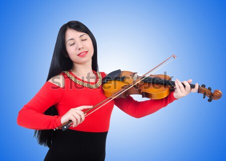 Woman in japanese martial art concept Stock photo © Elnur