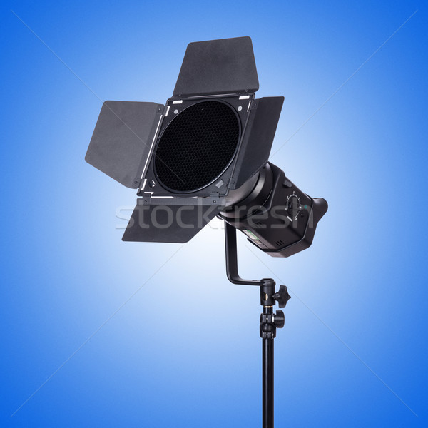 Studio light stand isolated on the white Stock photo © Elnur