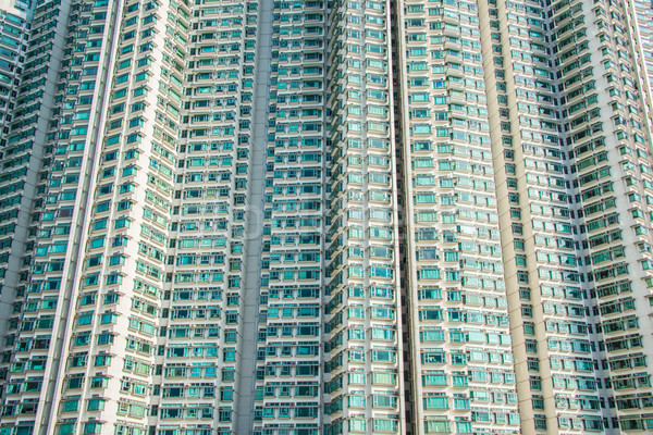 Hign density residential building in Hong Kong Stock photo © Elnur