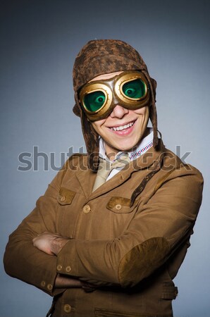 [[stock_photo]]: Drôle · Safari · chasseur · fond · fusil · personne