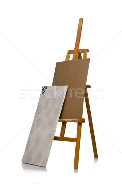 Easel isolated on the white background Stock photo © Elnur