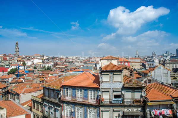 Vue ville été jour ciel bâtiment [[stock_photo]] © Elnur