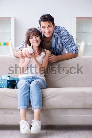 Stock photo: Romantic concept with man making marriage proposal