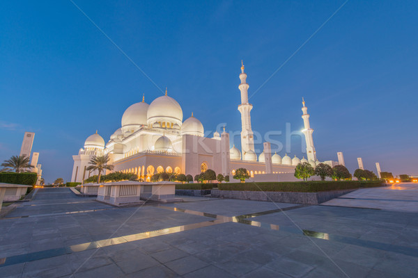 Sheikh Zayed Mosque in Abu Dabi Stock photo © Elnur