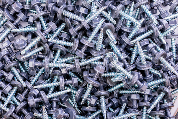 Many screws arranged as background Stock photo © Elnur