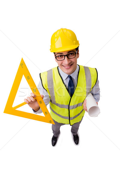 Construction supervisor isolated on the white background Stock photo © Elnur
